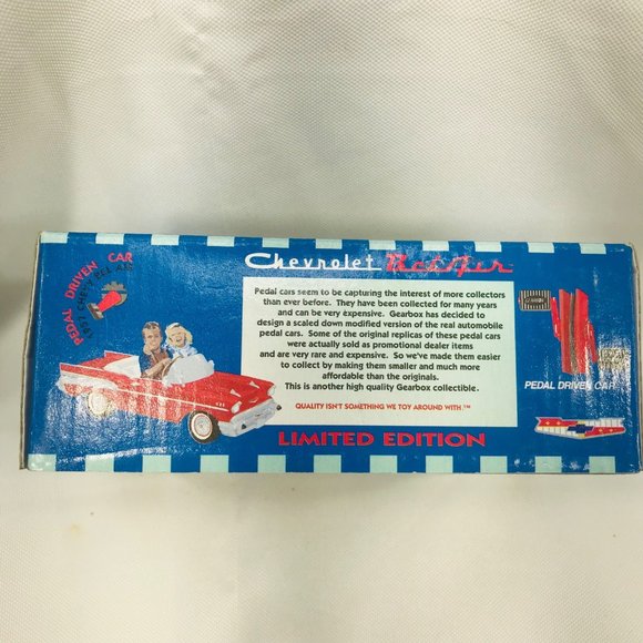 Gearbox 1997 Vintage 1957 Chevy Bel Air Convertible Serial #04291 Pedal Car New - Picture 5 of 10